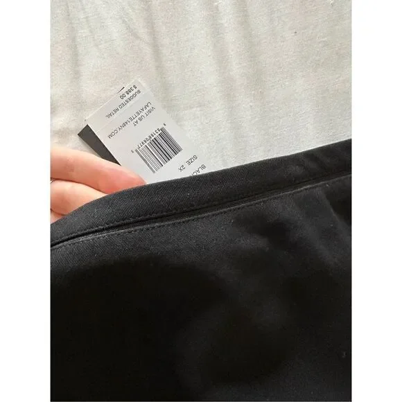 NWT LAFAYETTE 148 Women's Black Skirt, Size: 2X